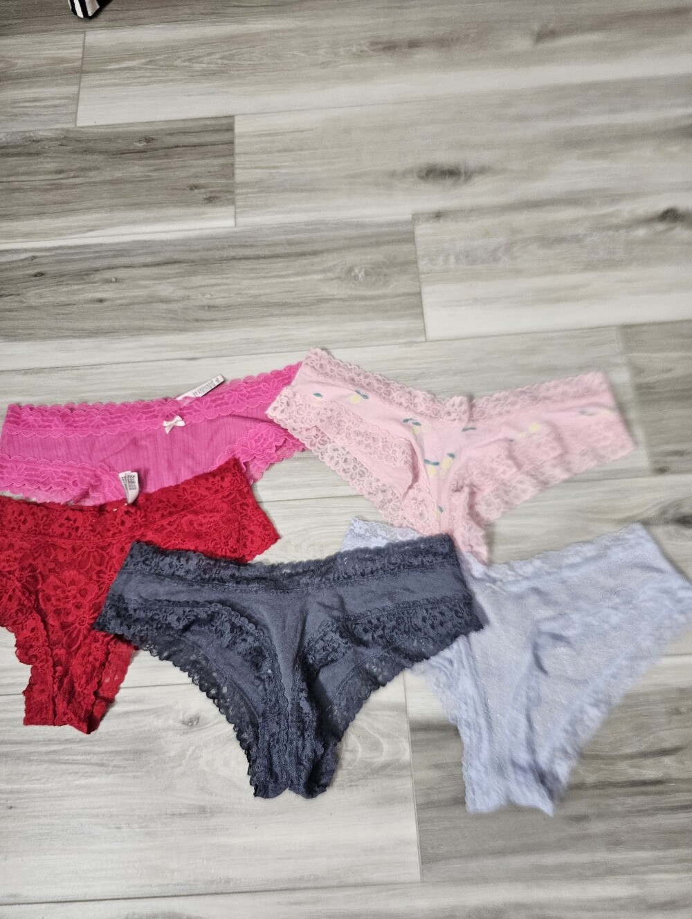 NWOT Victoria's Secret Lace CHEEKY  Panties Loy Sz L - Picture 4 of 6
